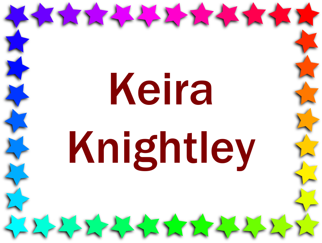 Keira Knightley celebrity photo